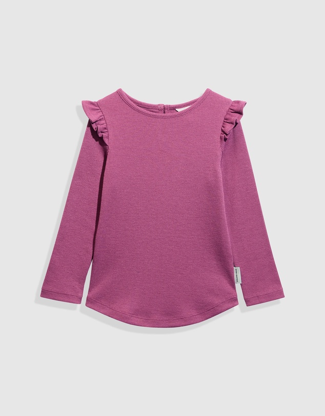 Country Road Recycled Polyester Soft Frill T-Shirt