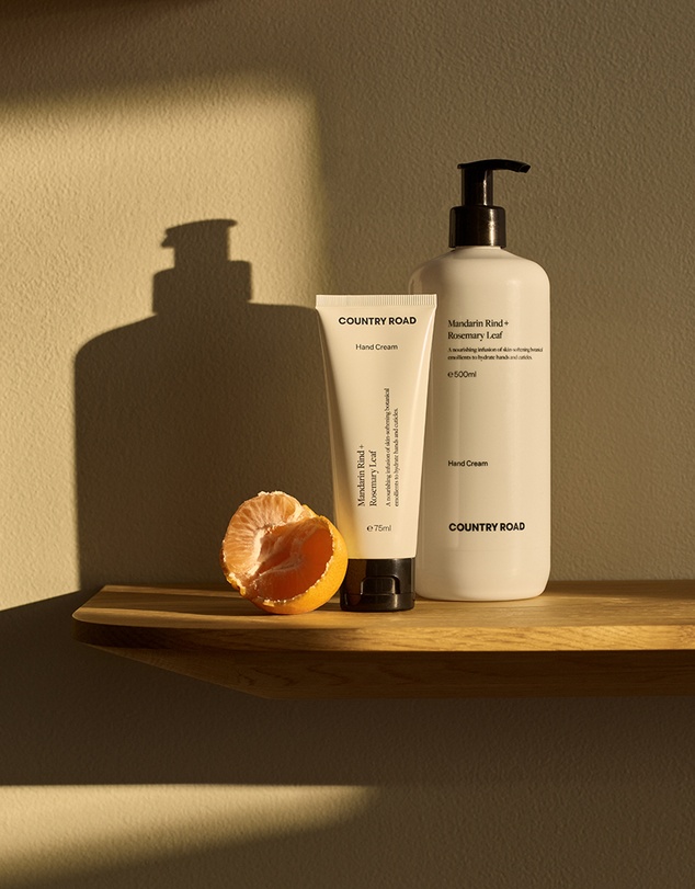 Country Road Mandarin Rind + Rosemary Leaf Hand Cream 75ml