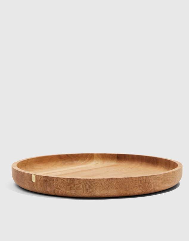 Country Road Theo Timber Shallow Bowl