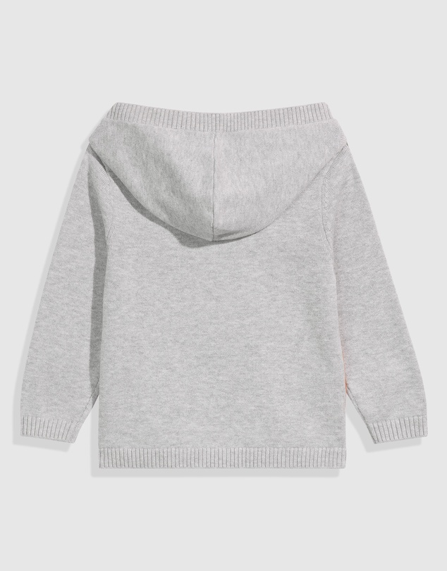 Country Road Bear Hooded Knit