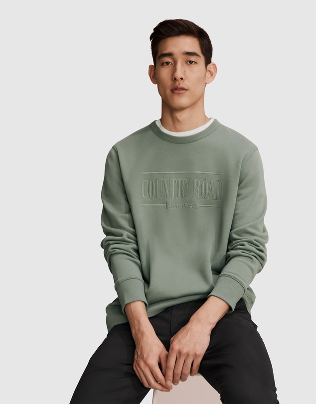 Country Road Verified Australian Cotton Heritage Sweat