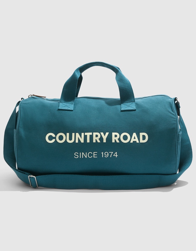 Country Road Organically Grown Cotton Modern Logo Duffle