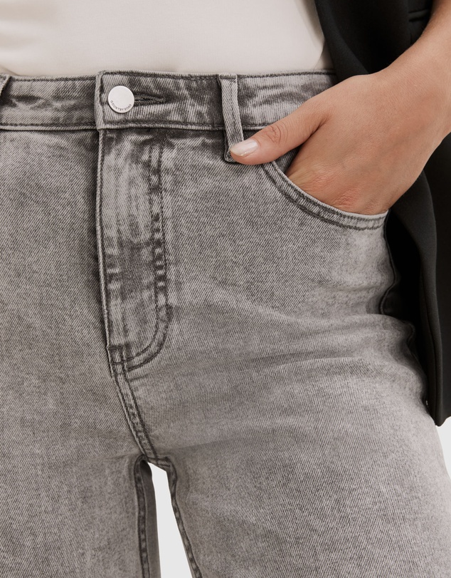 Country Road Australian Cotton High Waist Straight Jean