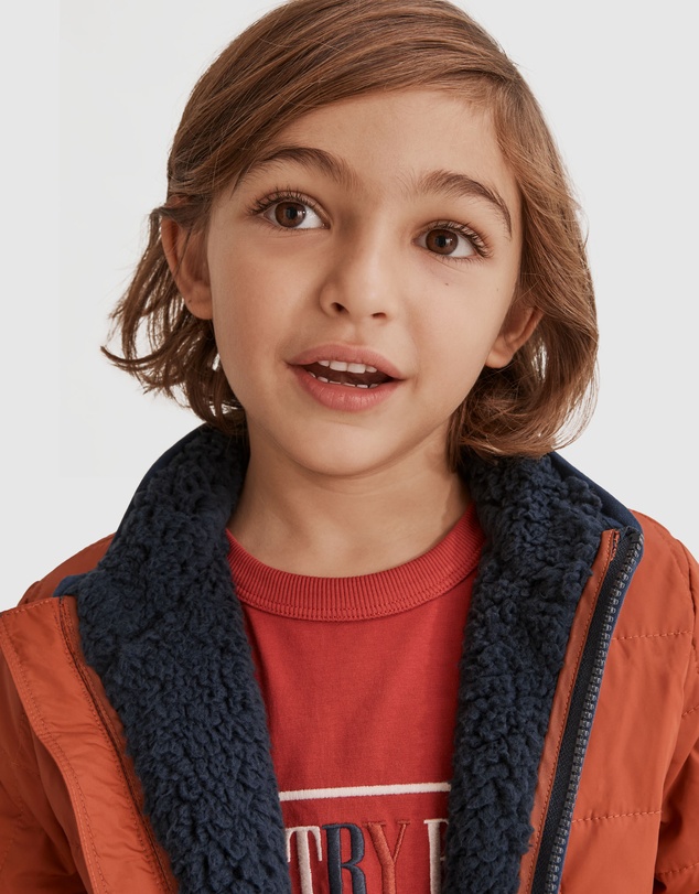 Country Road Grid Zip Jacket