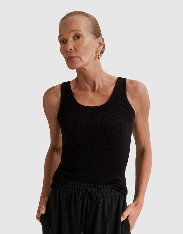 Country Road Australian Merino Wool Silk Tank