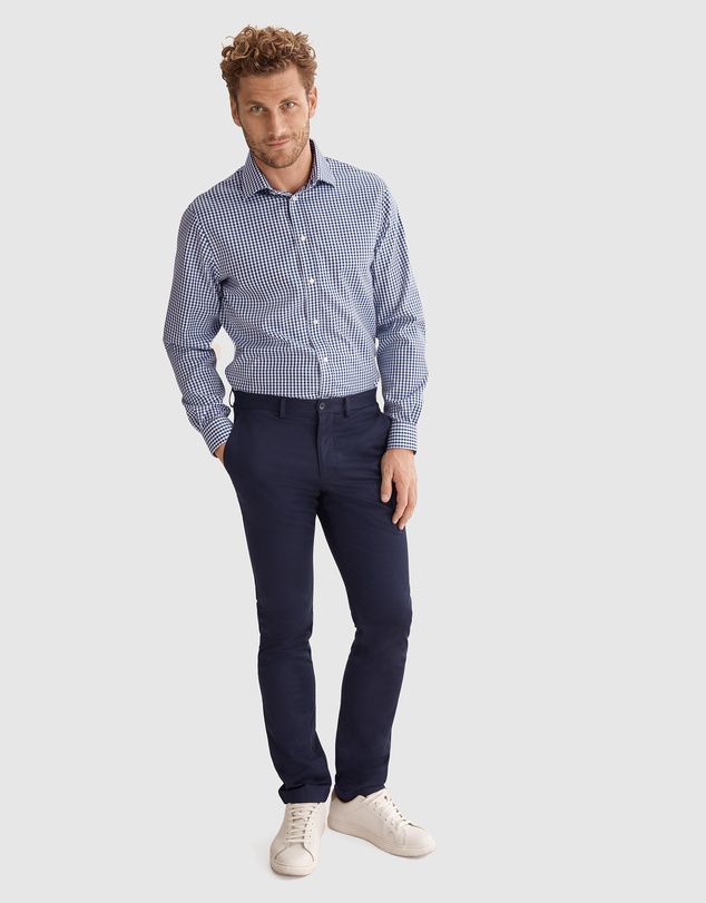 Country Road Regular Fit Gingham Travel Shirt