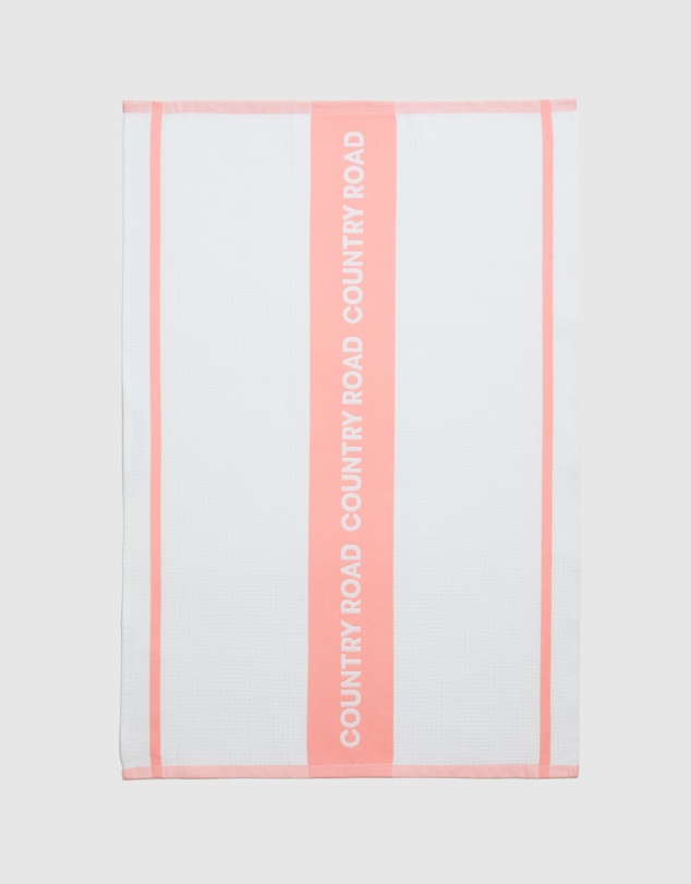 Country Road Australian Cotton Cr Logo Tea Towel