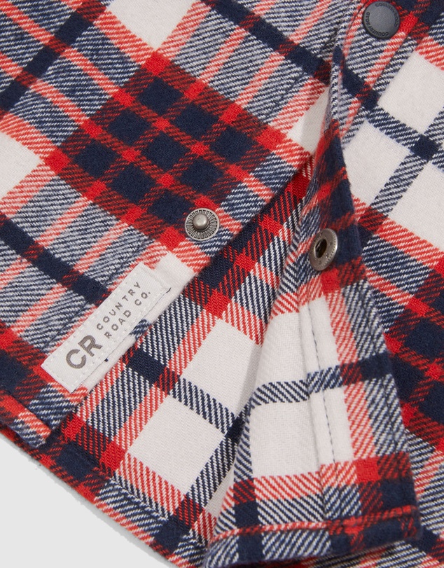 Country Road Check Hooded Shirt