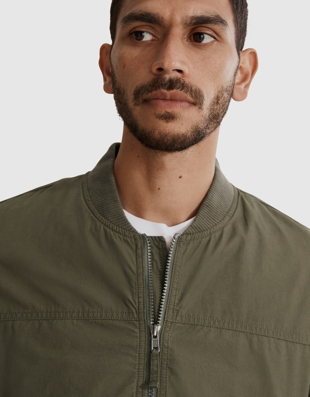 Country Road Washed Bomber Jacket