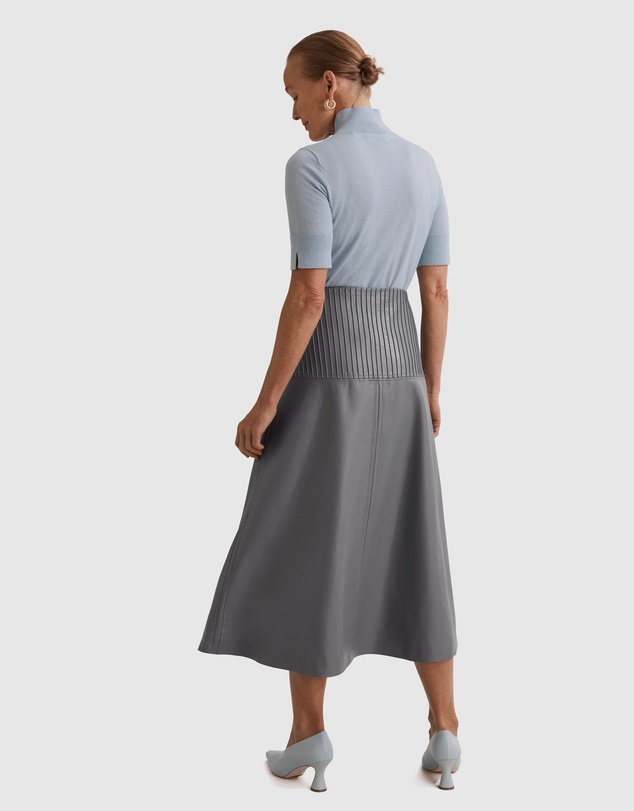 Country Road Panelled A-line Skirt
