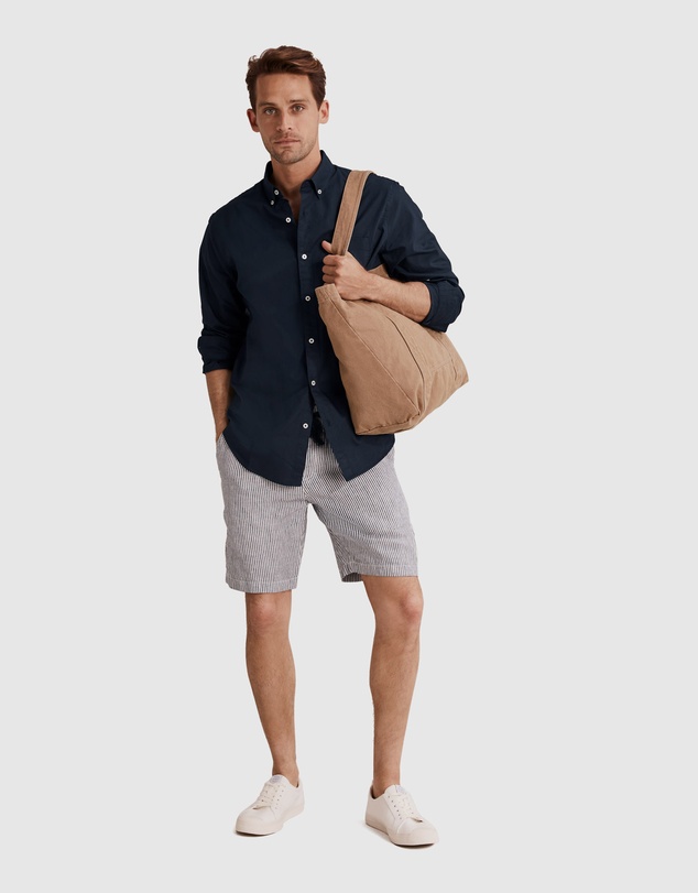 Country Road Regular Fit Washed Button Down Oxford Shirt