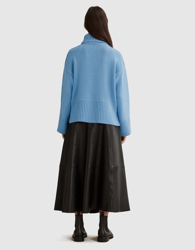 Country Road Mock Neck Rib Knit