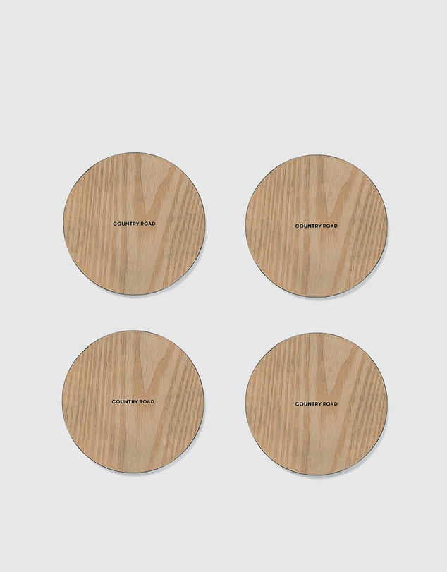 Country Road Wali Coaster Pack Of 4