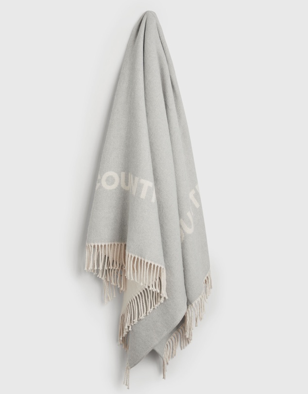 Country Road Recycled Cotton Modern Logo Throw