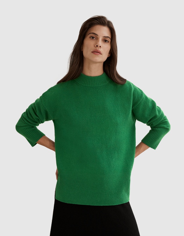Country Road Australian Merino Wool Rib Detail Pullover