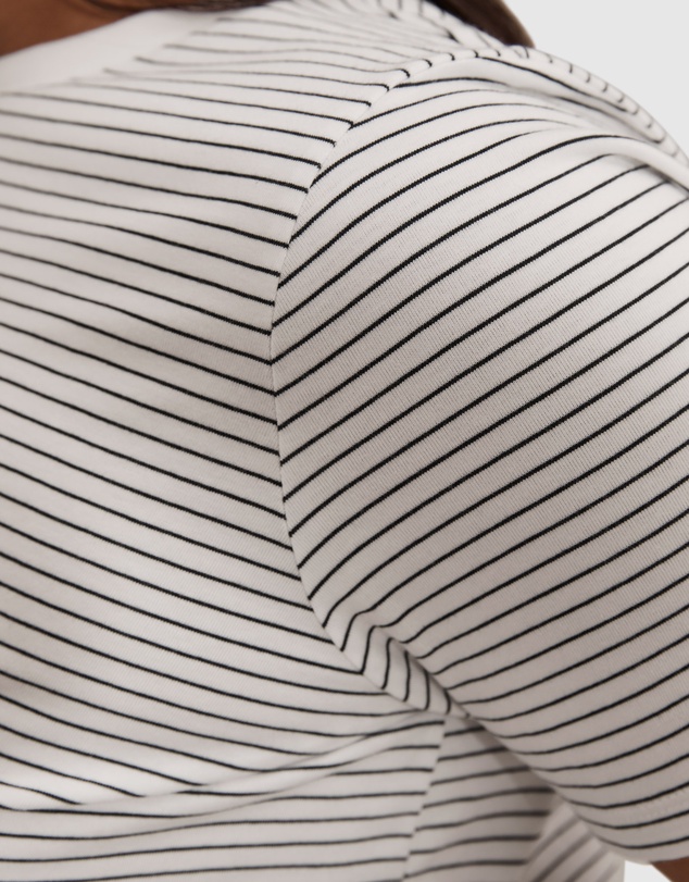 Country Road Australian Cotton Stripe Basic Cotton T-Shirt