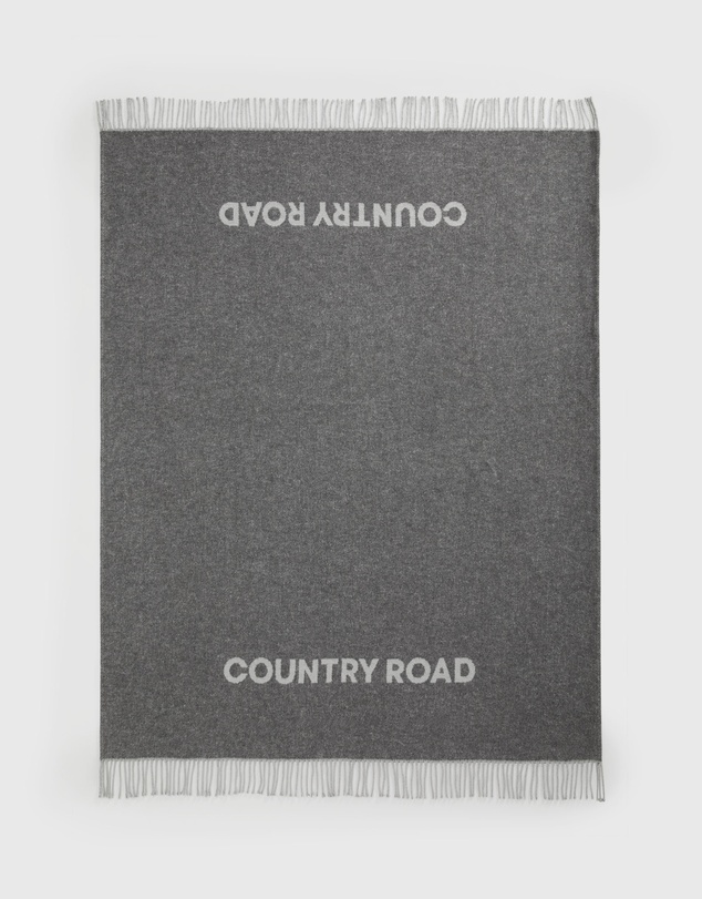 Country Road Recycled Cotton Modern Logo Throw