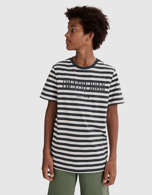 Country Road Teen Verified Australian Cotton Heritage Stripe T-Shirt