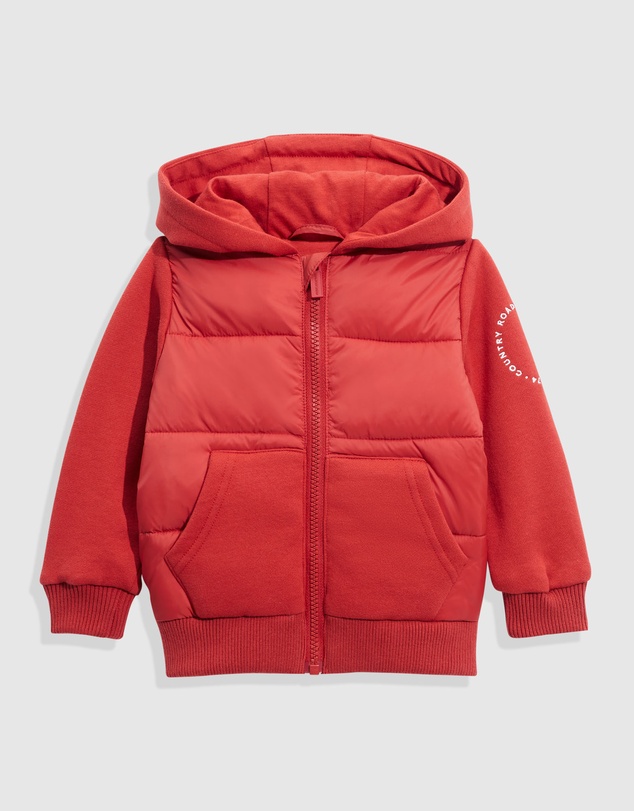 Country Road Puffer Sweat Jacket