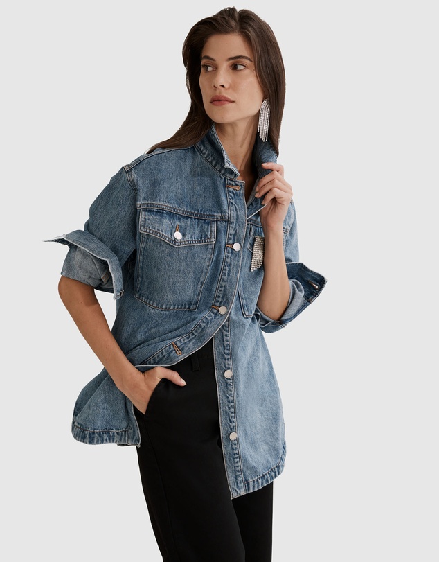 Country Road Australian Cotton Denim Shacket