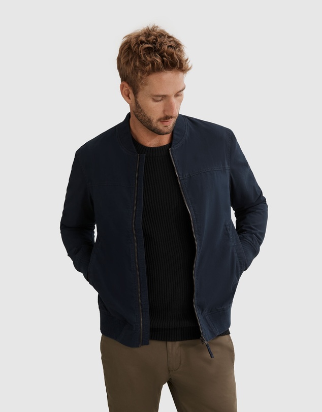 Country Road Washed Bomber Jacket