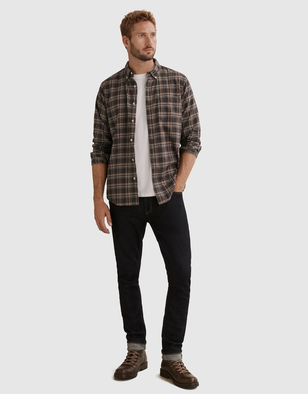 Country Road Regular Fit Brushed Check Shirt
