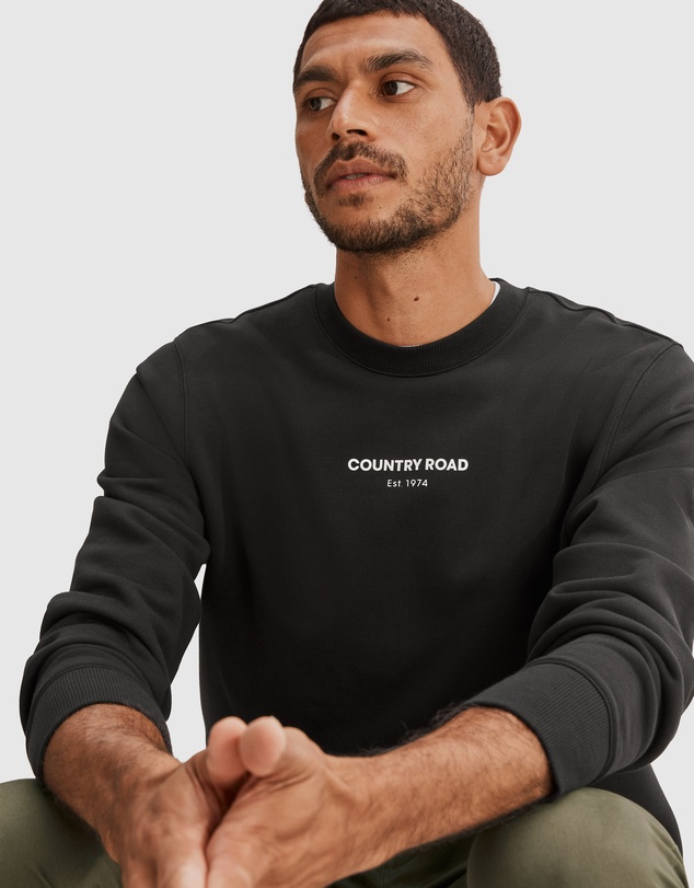 Country Road Australian Cotton Logo Sweat