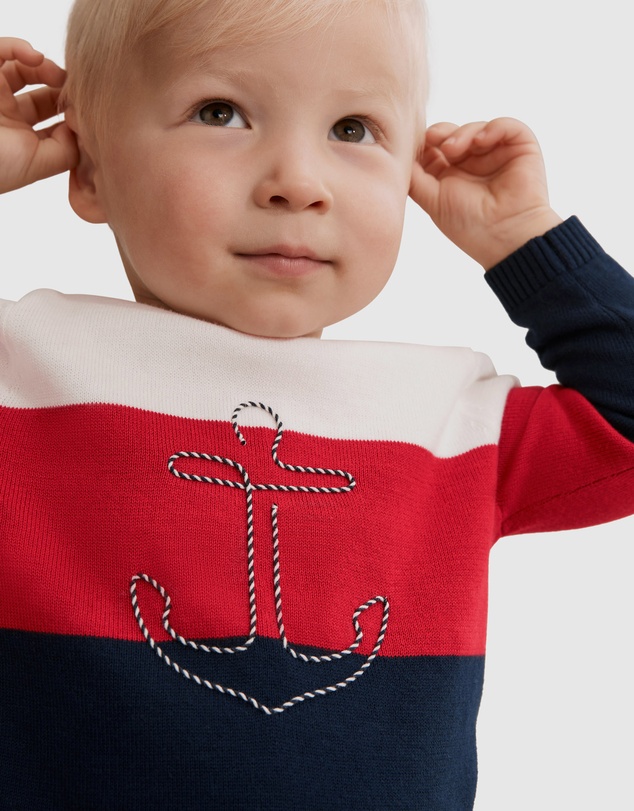 Country Road Anchor Stripe Knit