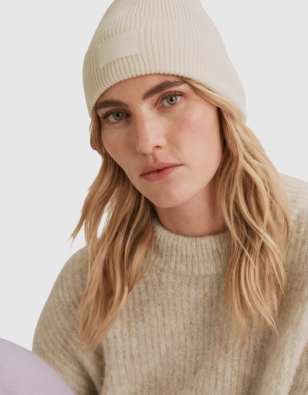 Country Road Branded Rib Beanie