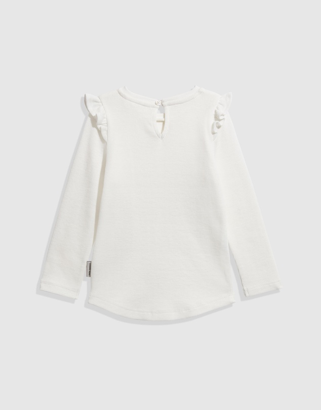 Country Road Recycled Polyester Soft Frill T-Shirt