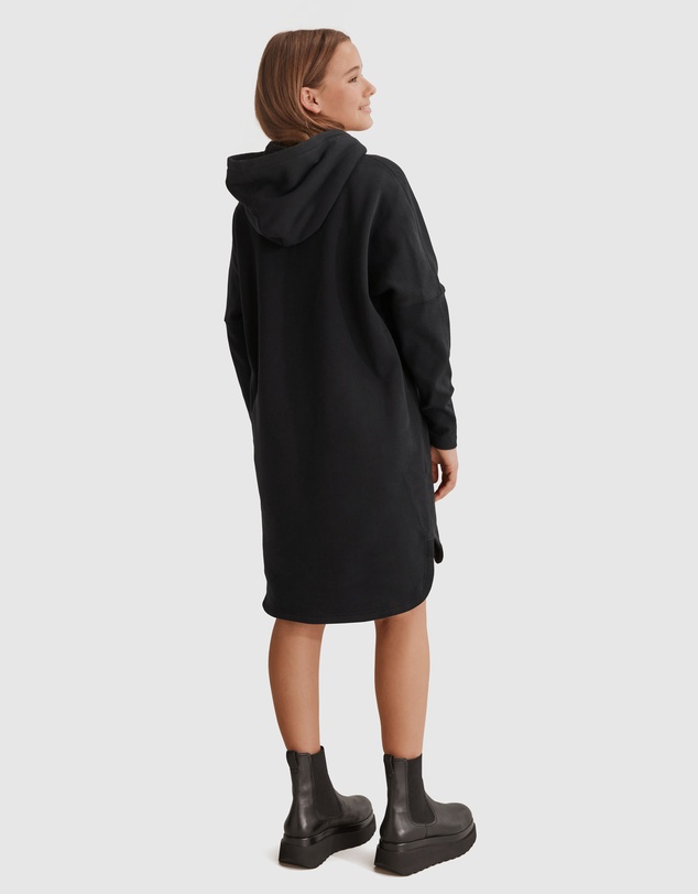 Country Road Teen Recycled Cotton Contrast Hooded Dress