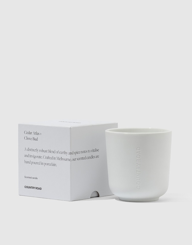 Country Road Cedar Atlas + Clove Bud Medium Candle