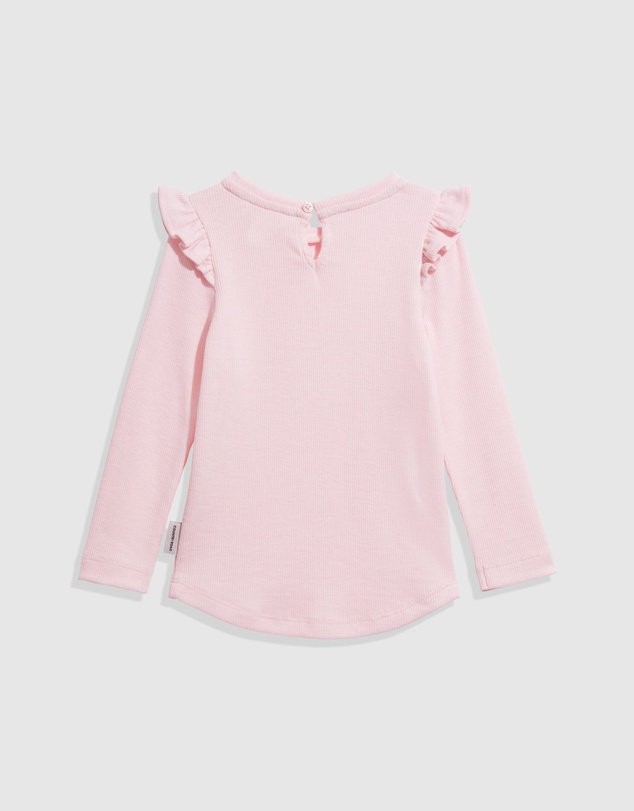 Country Road Recycled Polyester Soft Frill T-Shirt