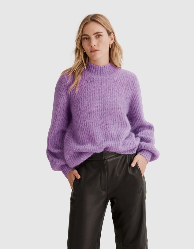 Country Road Fluffy Knit Jumper