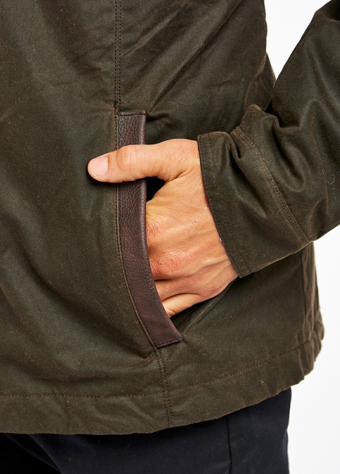 Dubarry Carrickfergus Waxed Men's Jackets Olive