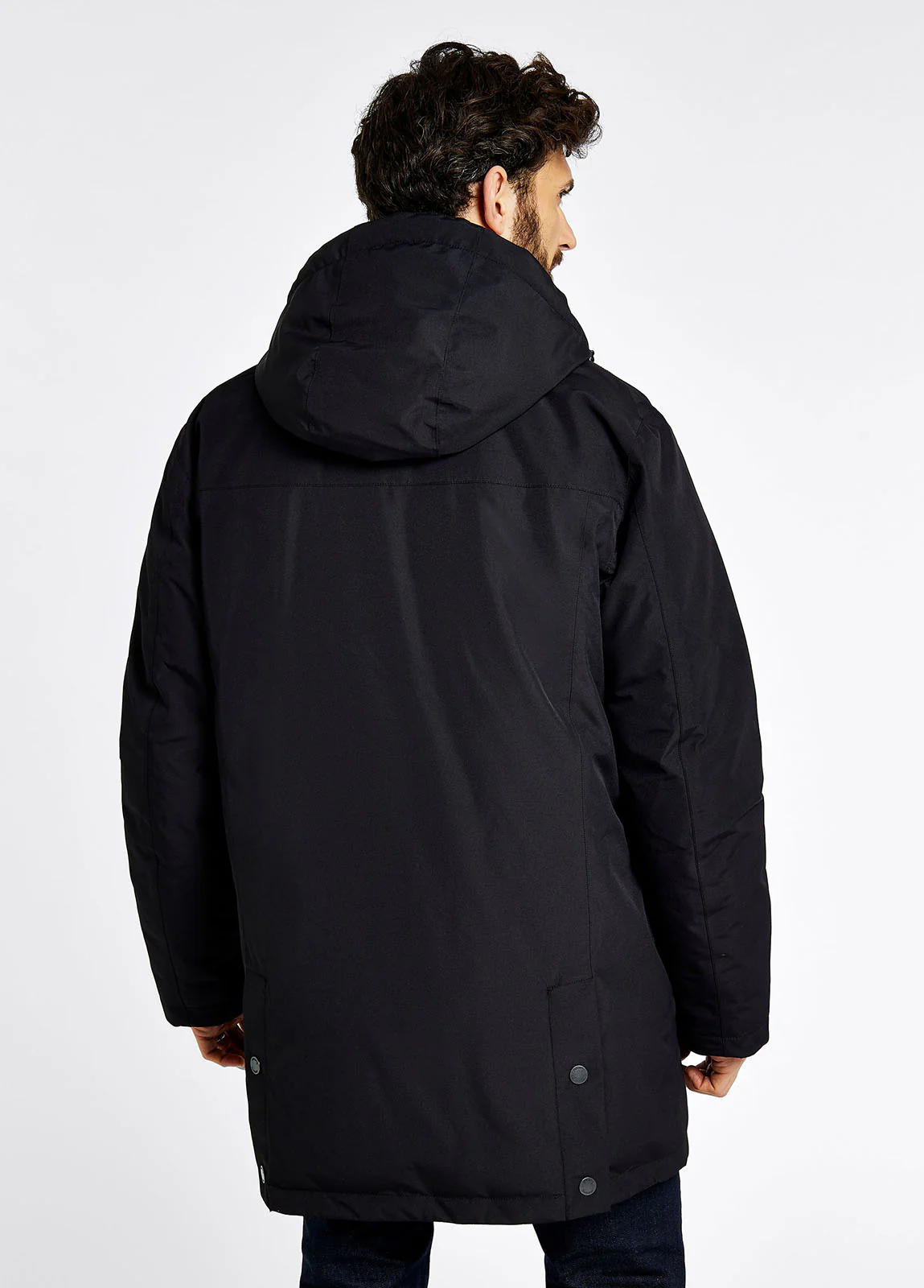 Urlingford Men's Down Parka Jacket - Black - Sample