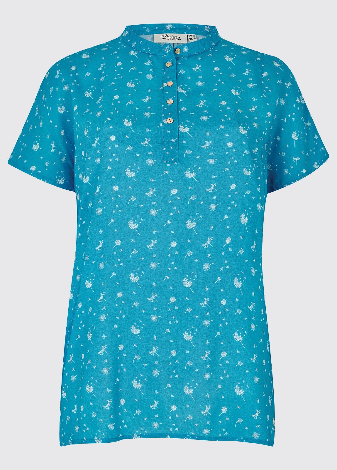 Dubarry Waterfall Printed Tops Women's Shirts Blue