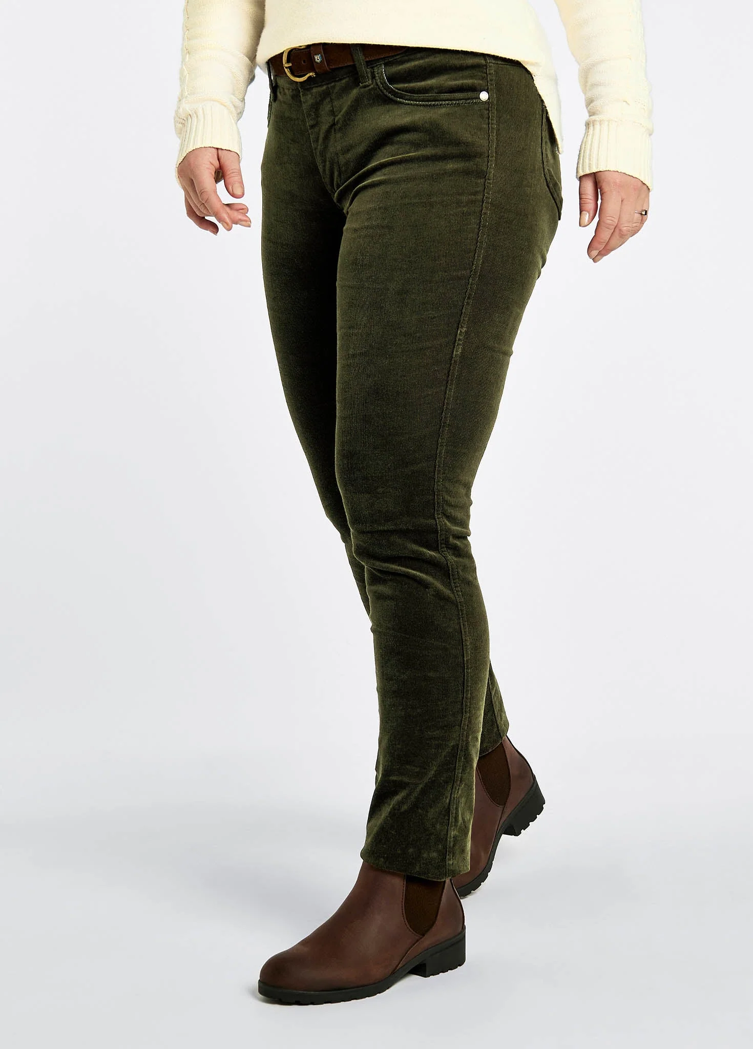Honeysuckle Ladies' Jeans - Olive