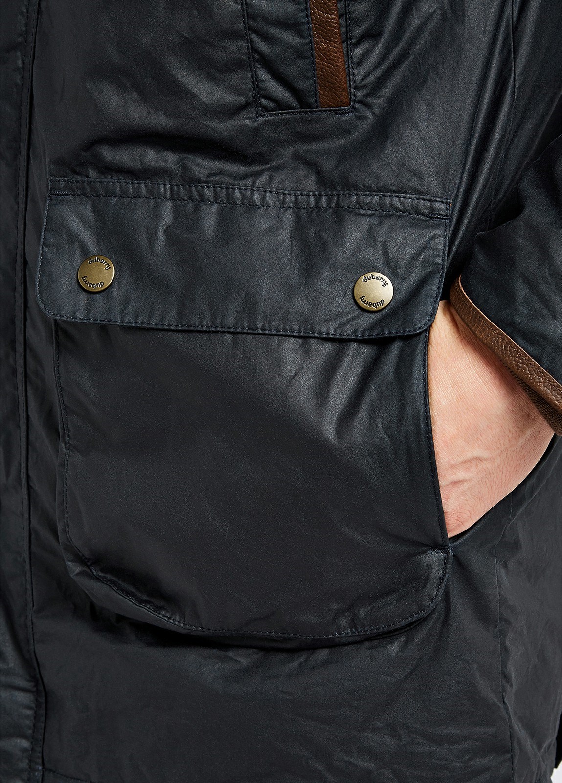 Dubarry Brunswick Wax Men's Jackets Blue