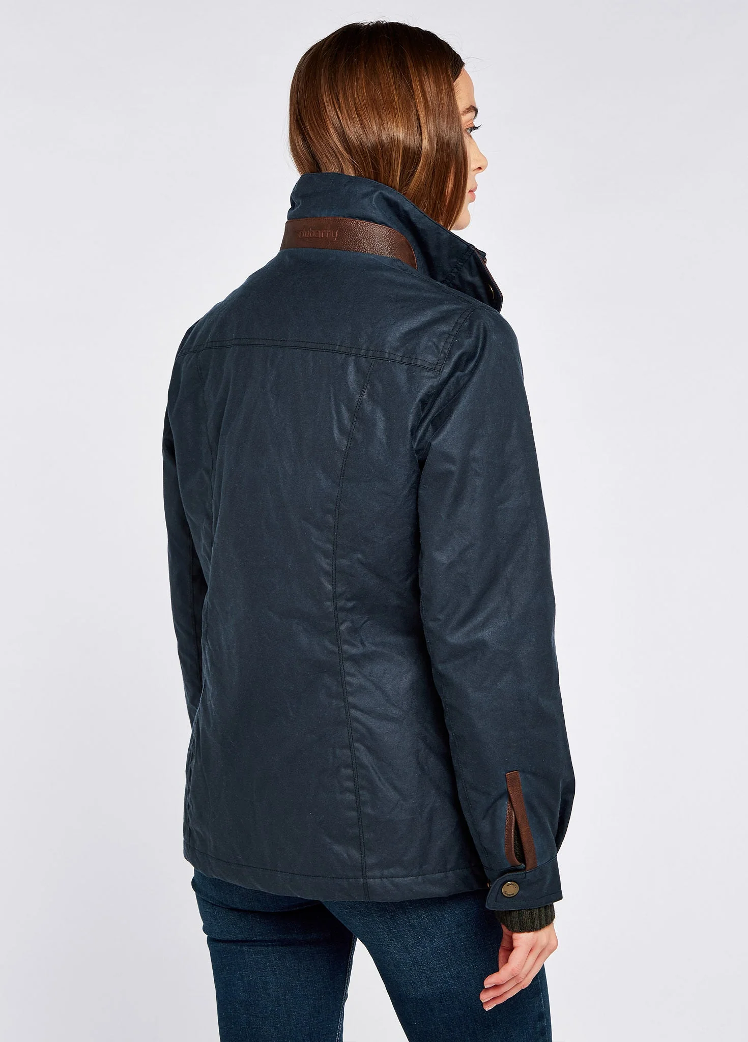 Mountrath Ladies Waxed Cotton Jacket - Ocean Blue