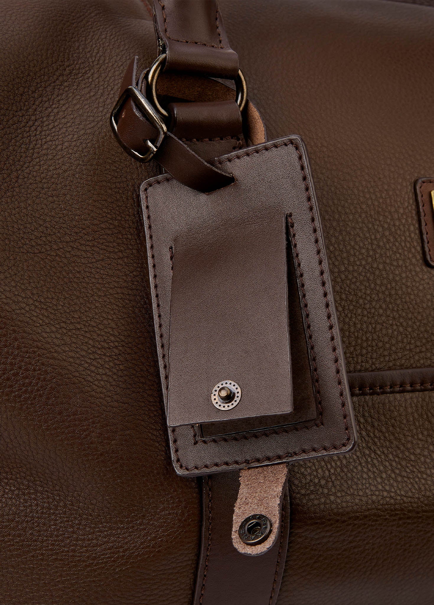 Tollymore  Leather Holdall - Walnut