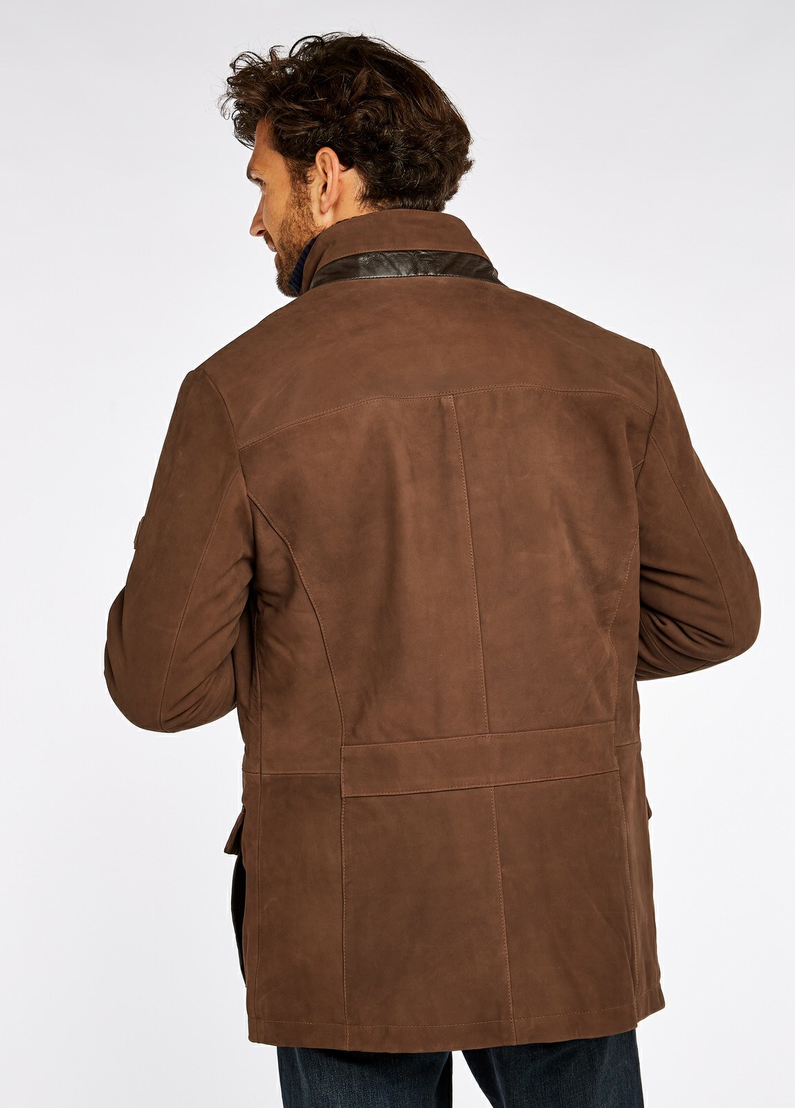 Dubarry Moore Leather Men's Jackets Brown