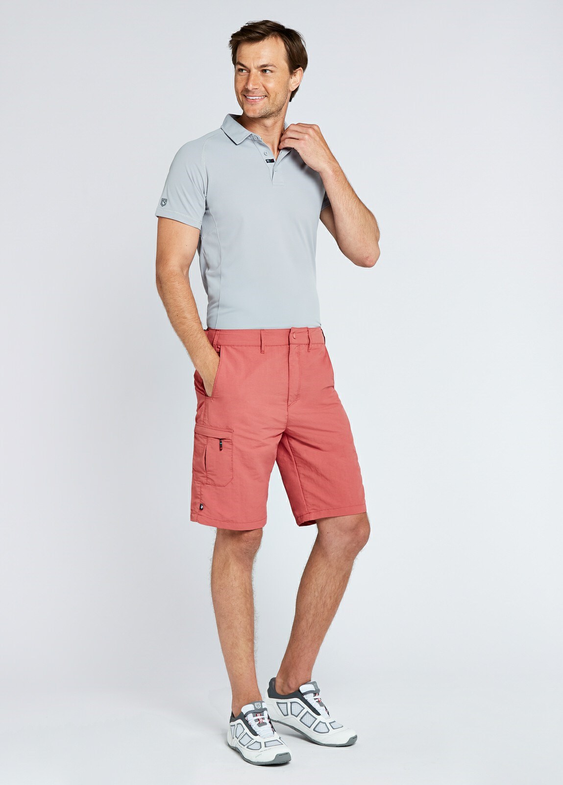 Dubarry Menton Technical Men's Polo Shirts Platinum