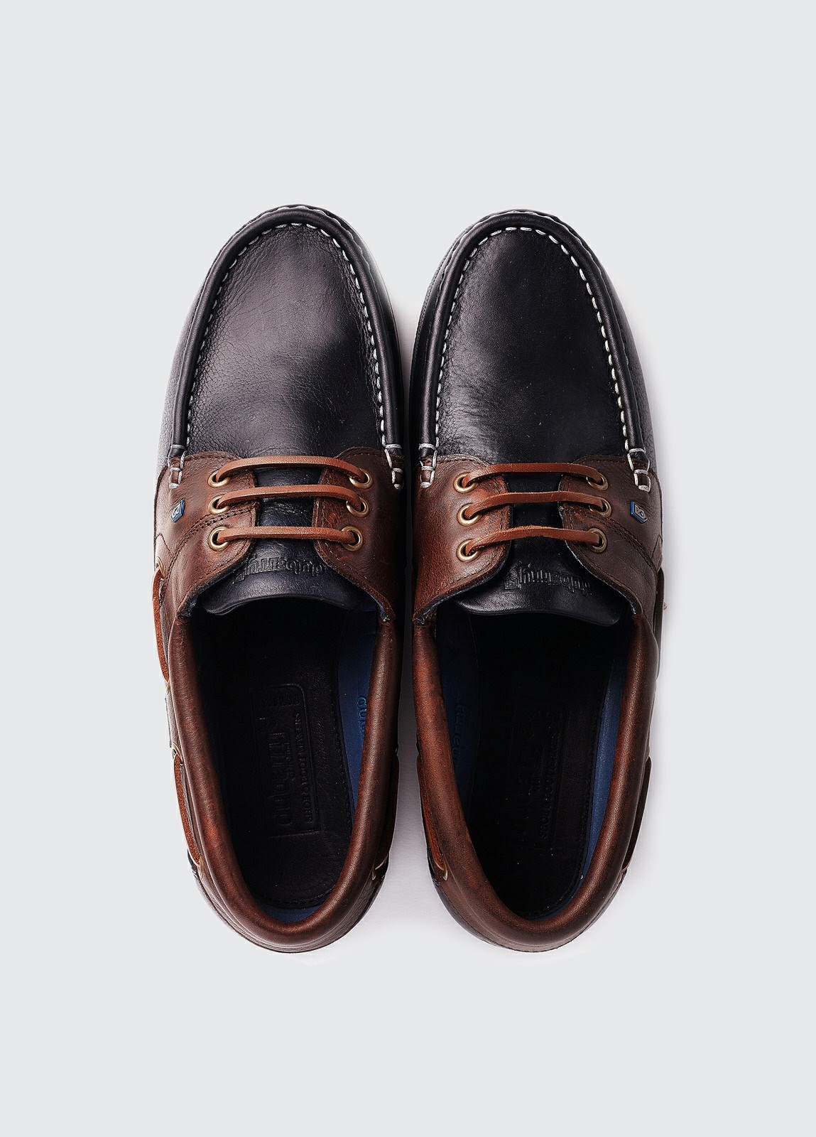 Dubarry Mariner Moccasin Men's Boat Shoes Navy / Brown