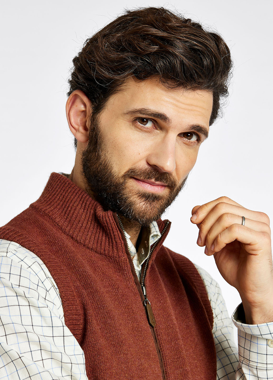 Upperwood Men's Bodywarmer - Russett - Sample