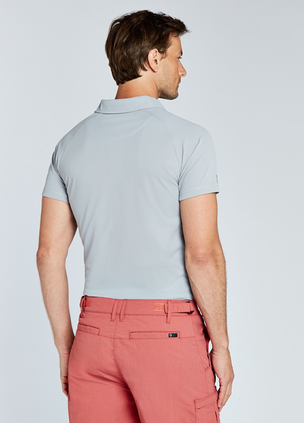 Dubarry Menton Technical Men's Polo Shirts Platinum