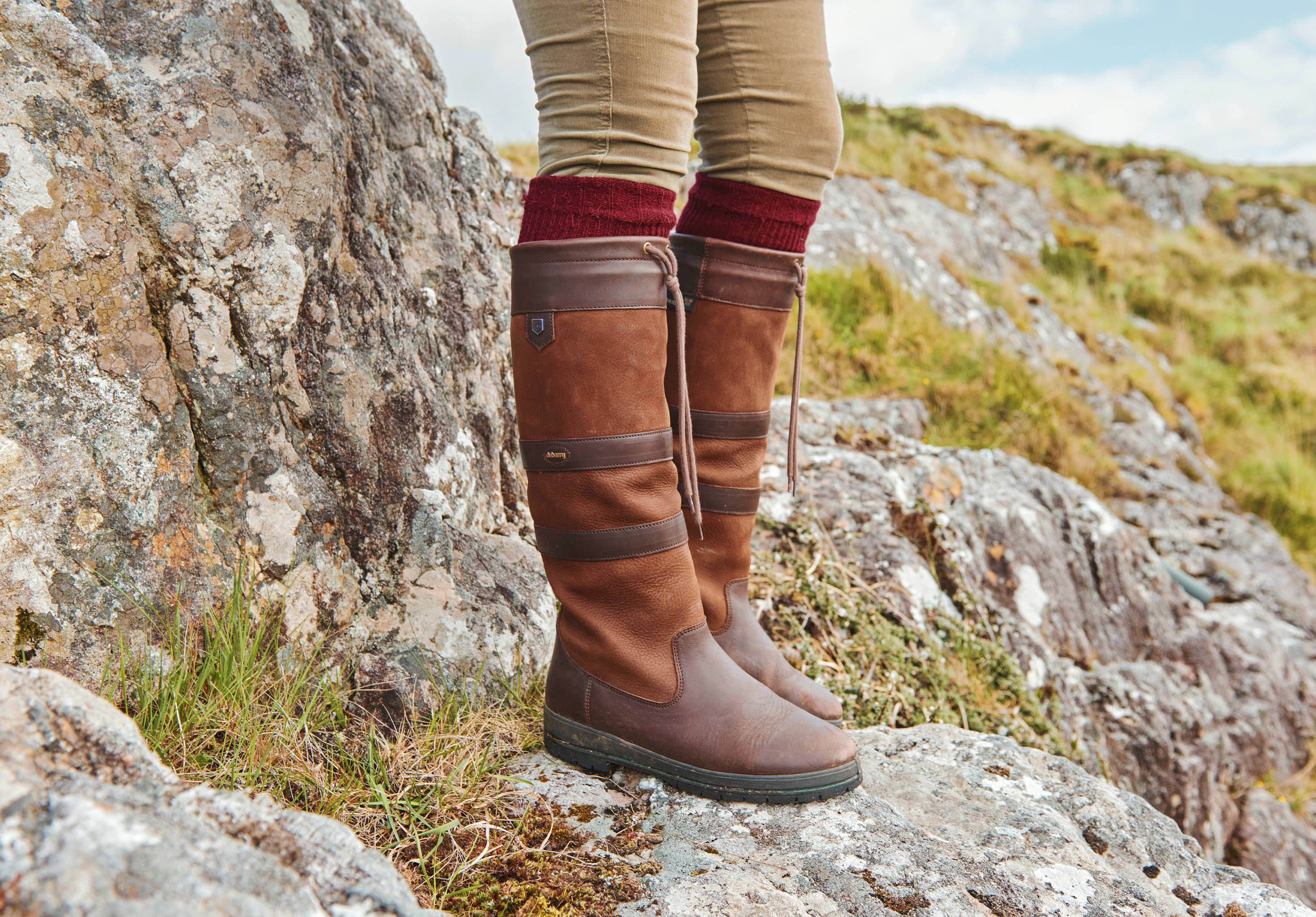 Alpaca Socks - Malbec