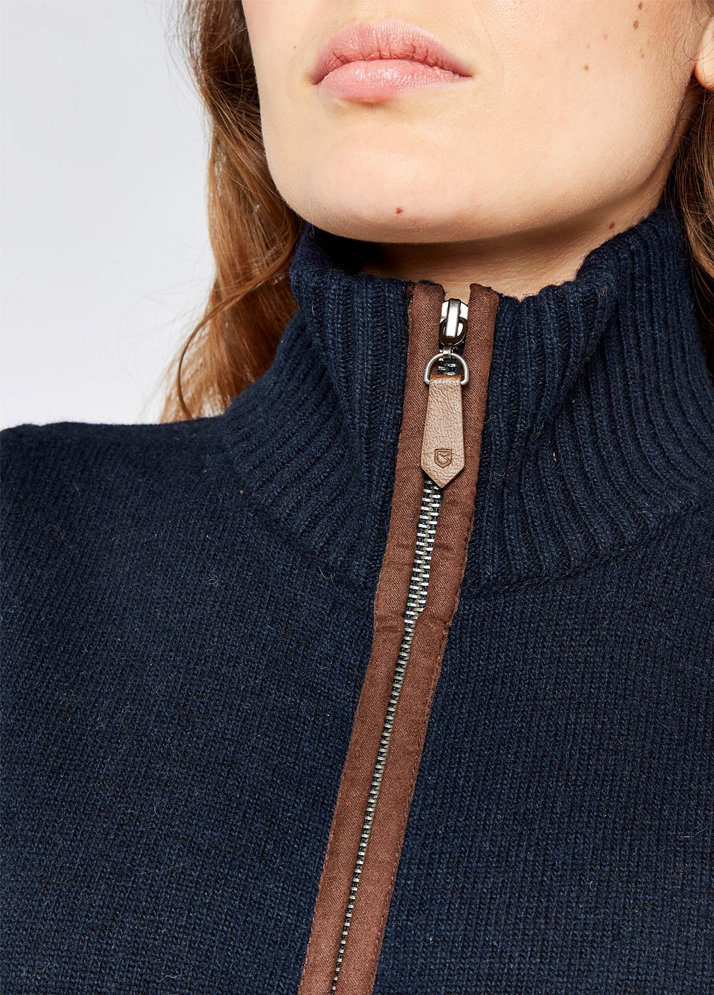 Sheedy Full Zip Sweater Vest - Navy