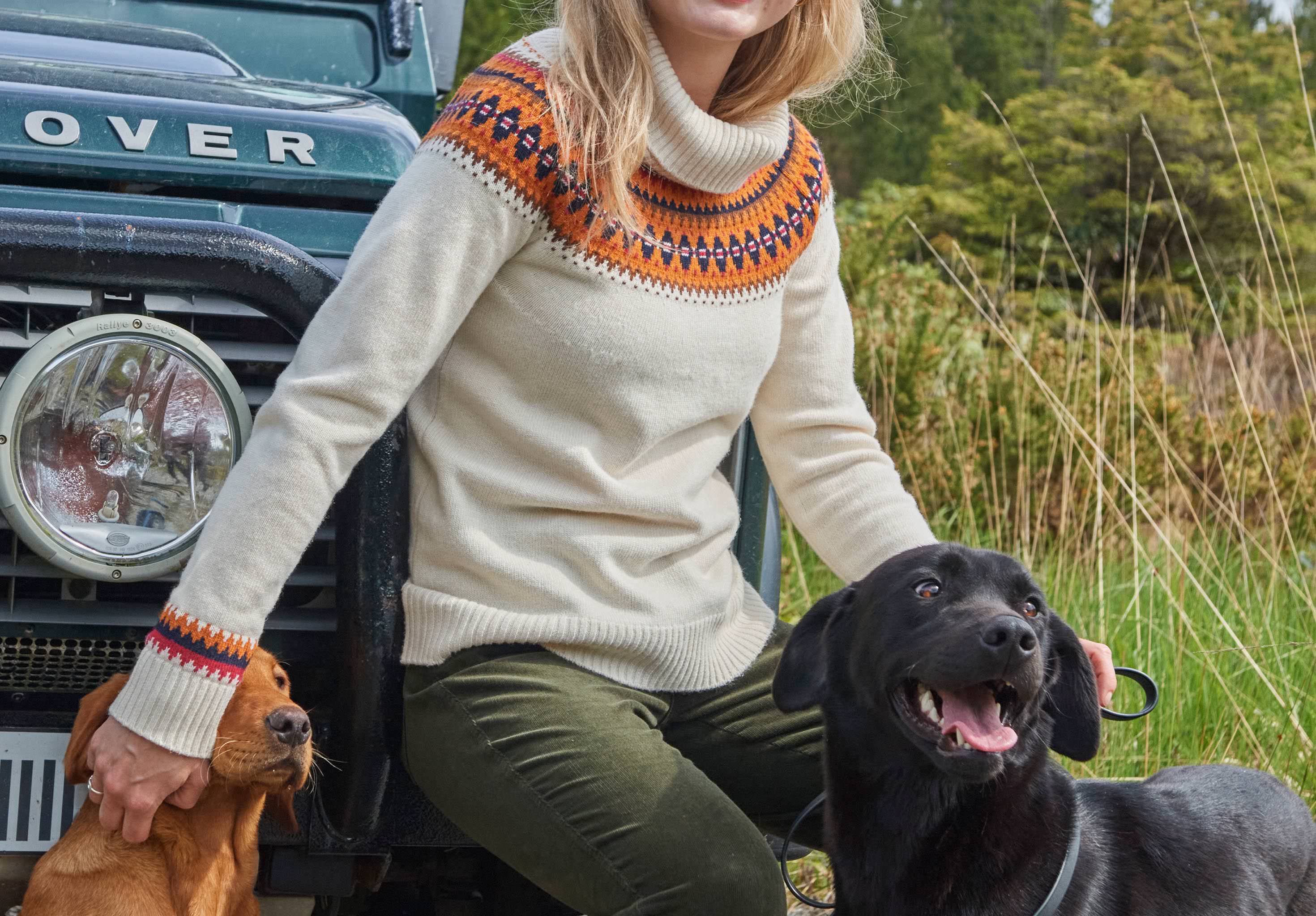 Riverdale Fair Isle Sweater - Chalk