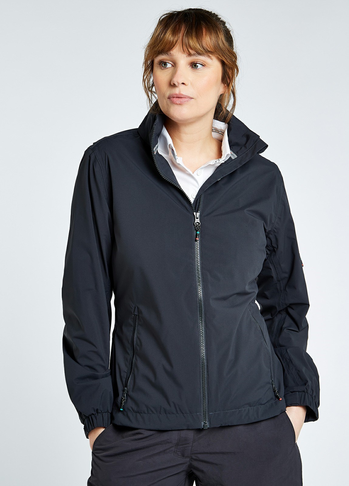 Dubarry Livorno Fleece-lined Crew Women's Jackets Deep Grey